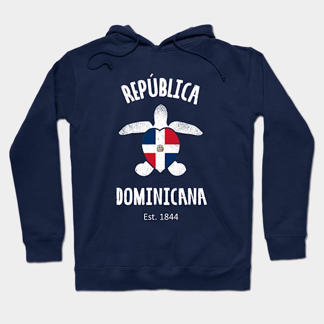 Dominican Republic Sea Turtle 1844 Hoodie by French Salsa